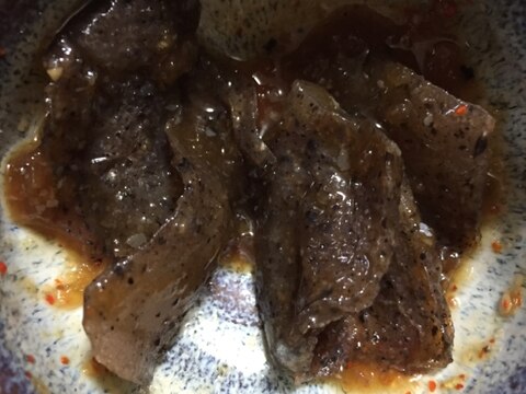 凍りこんにゃくの焼肉風